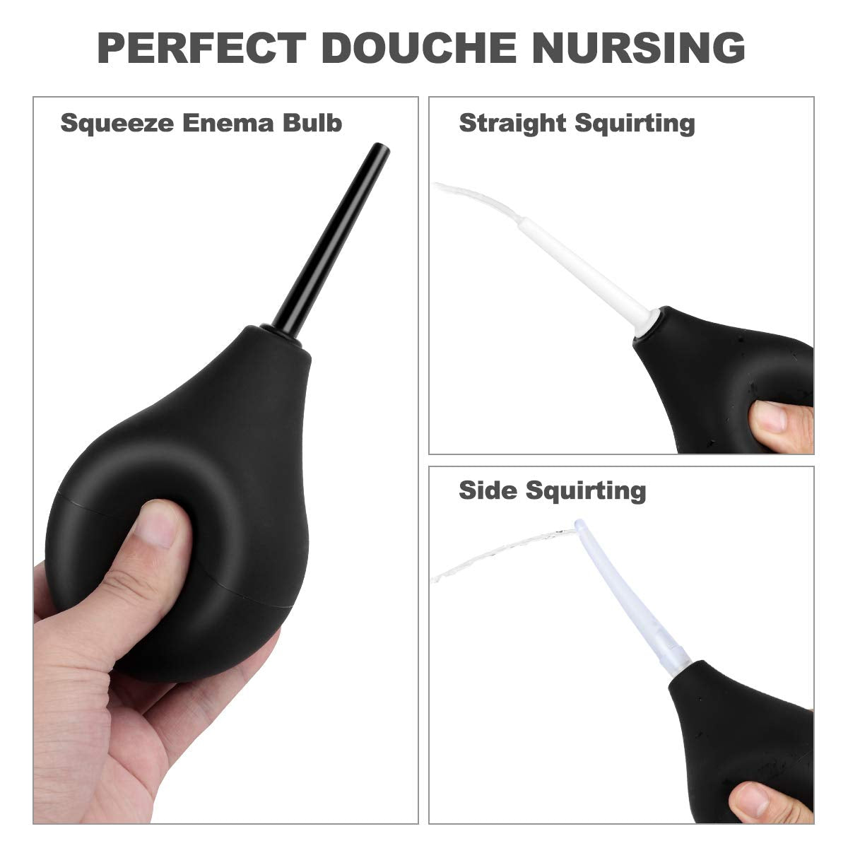 RANEU conjunto anal ducha 4 piezas, práctico para higiene