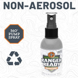 Ranger Ready Repellents Picaridin, secado rápido sin manchar prendas