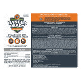 Ranger Ready Repellents Picaridin uso familiar para salidas al aire libre.