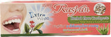 Rasyan Isme dentífrico herbal en tubo con clavo, aloe y guayaba para uso diario y aliento fresco.