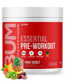 RAW Essential Pre-entrenamiento Esencial Fruta Explosión, bote para energía sostenida.