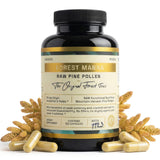 Forest Manna de RAW Forest Foods: botella de cápsulas lista para uso diario