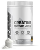 RAW Nutrition polvo de creatina monohidratada sin sabor para entrenamientos intensos
