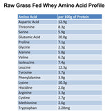 Proceso en frío de Raw Organic Whey conserva aminoácidos y digestibilidad.