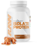 RAW Proteína Aislada de Suero, frasco; ideal para recuperación muscular.