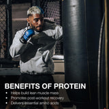 Etiqueta del producto RAW Proteína de Suero Aislada con sabor Galletas y Crema