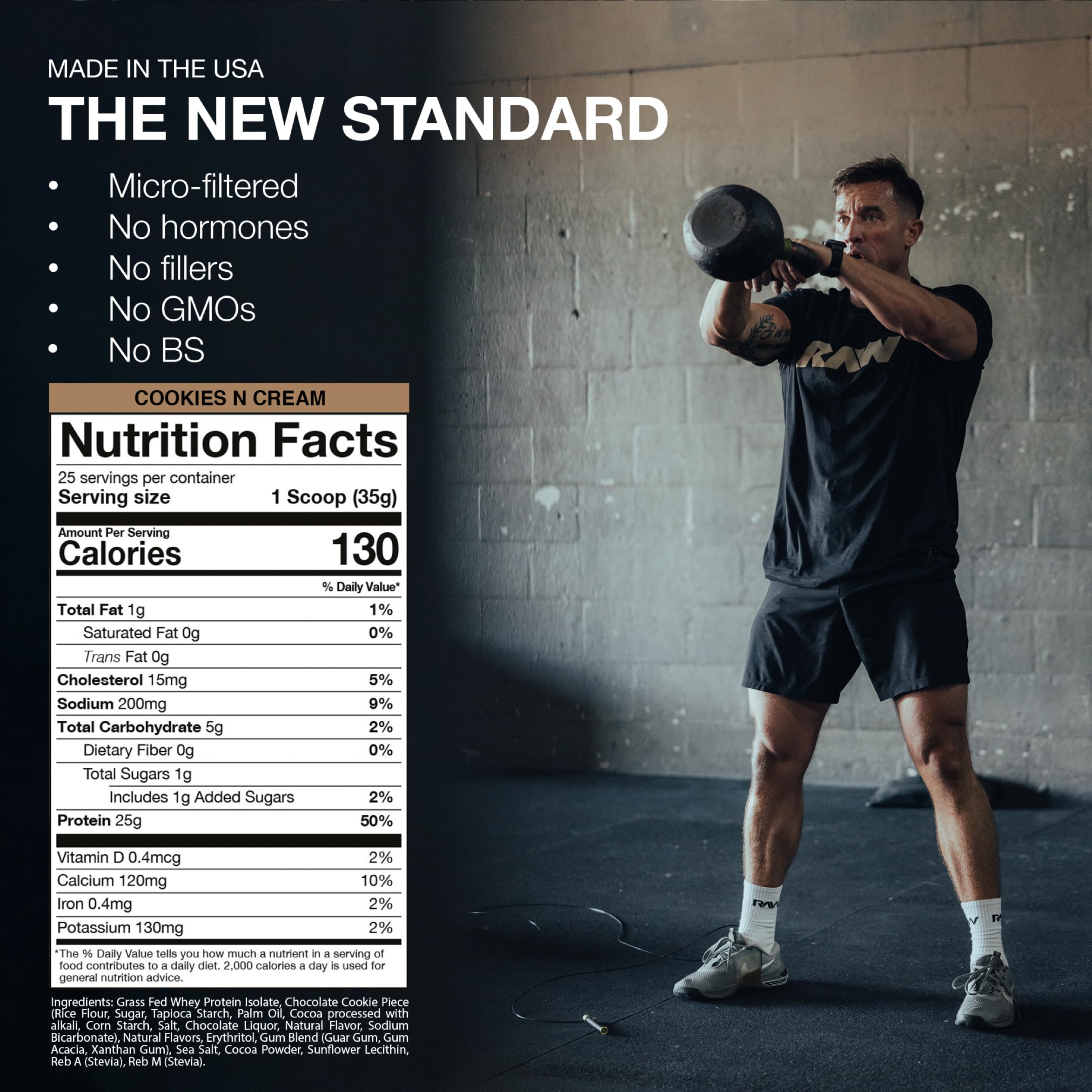 Porción de RAW Proteína de Suero Aislada para planes deportivos