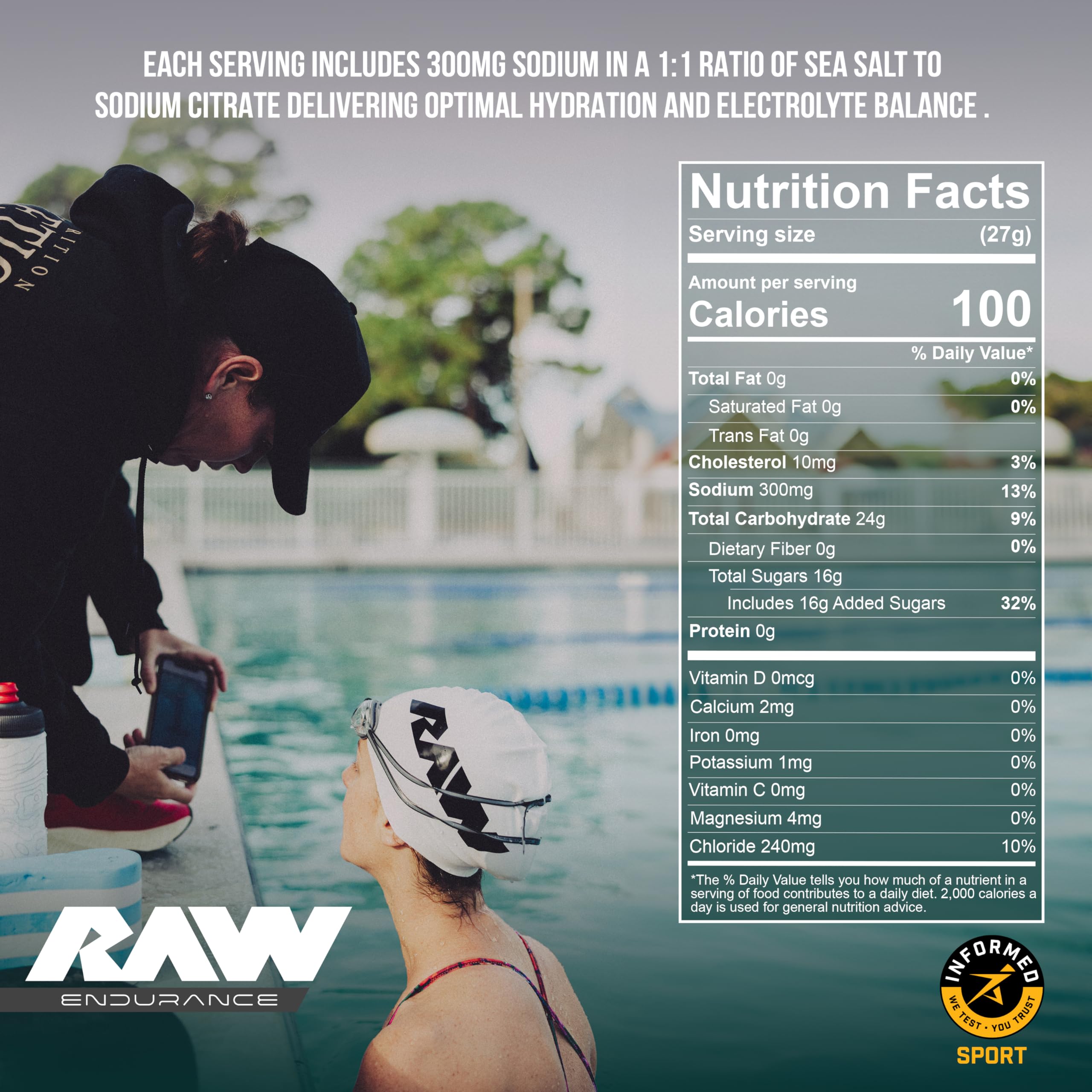 RAW Rendimiento limón-lima, mezcla de carbohidratos para absorción durante el ejercicio.