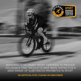RAW Replenish atleta-entrenamiento: soporte de hidratación durante sesiones largas.