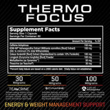 RAW Synergies Thermo Focus: botella de 60 cápsulas para claridad mental y enfoque diario.