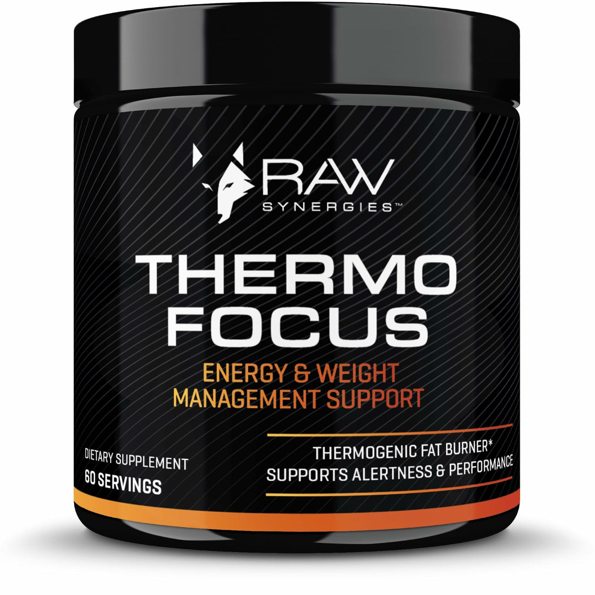 RAW Synergies Thermo Focus: cápsulas en mano para energía sostenida durante el entrenamiento.