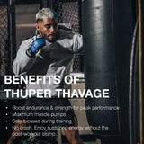 Entrenamiento en gimnasio con RAW Thuper Thavage.