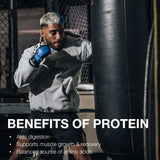 RAW Whey Isolate etiqueta-nutricional resume macros clave para plan de alimentación