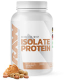 RAW Whey Isolate mantequilla de cacahuete: recuperación muscular tras entreno