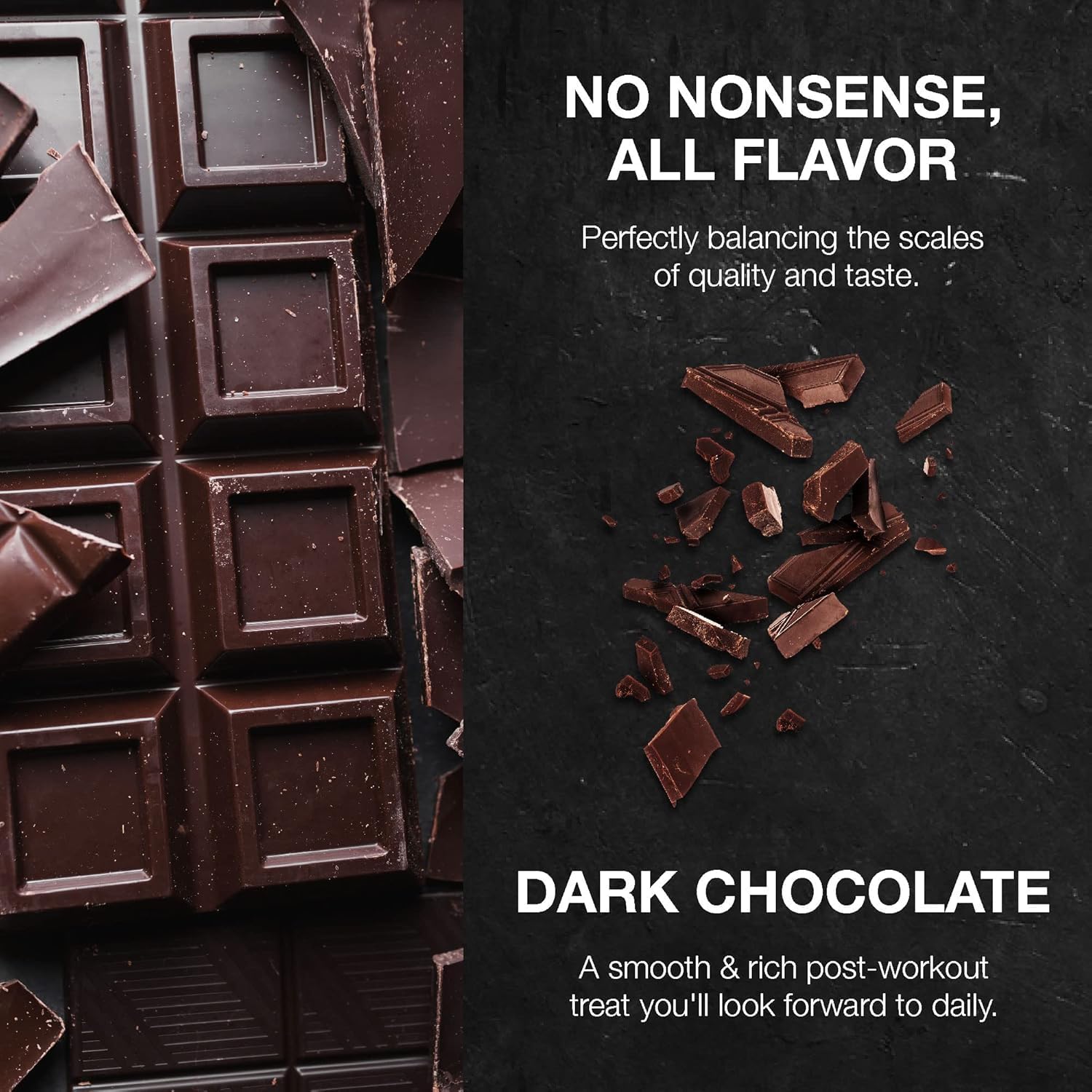 RAW Whey Isolate sin aditivos; sabor chocolate oscuro sin rellenos