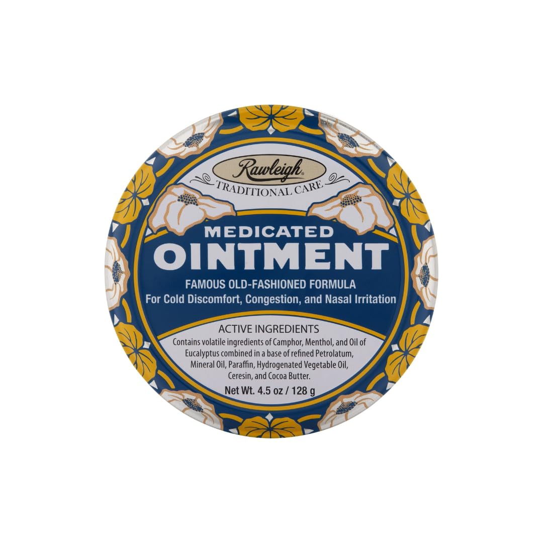 Rawleigh Ungüento Medicado en lata azul 4.5 oz para uso familiar diario