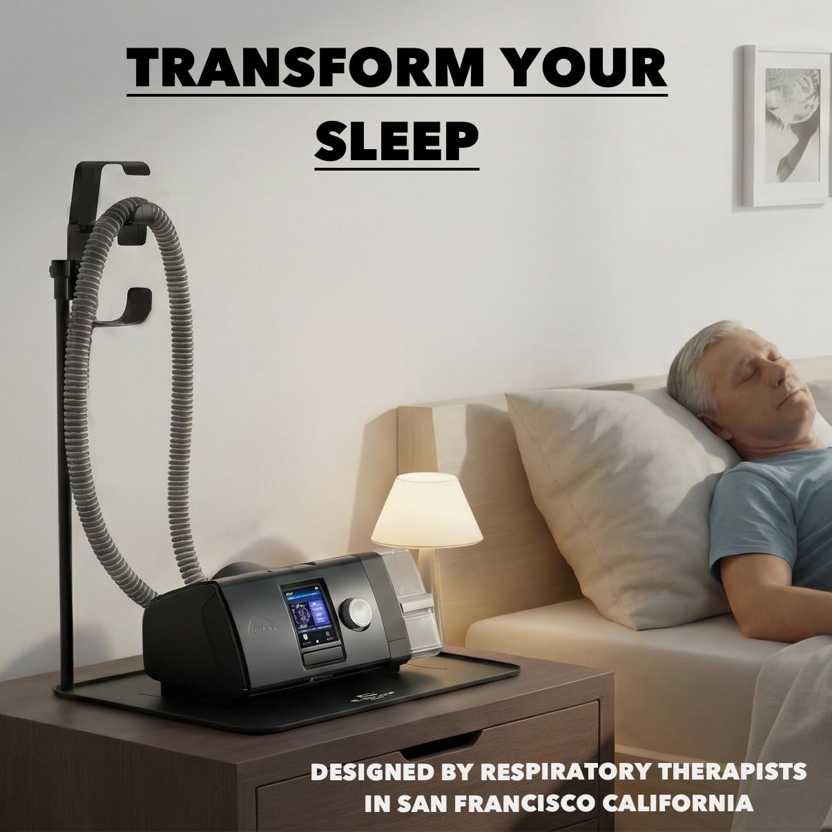 RawRock CPAP tapete higienico, superficie fácil de limpiar y mantener limpia