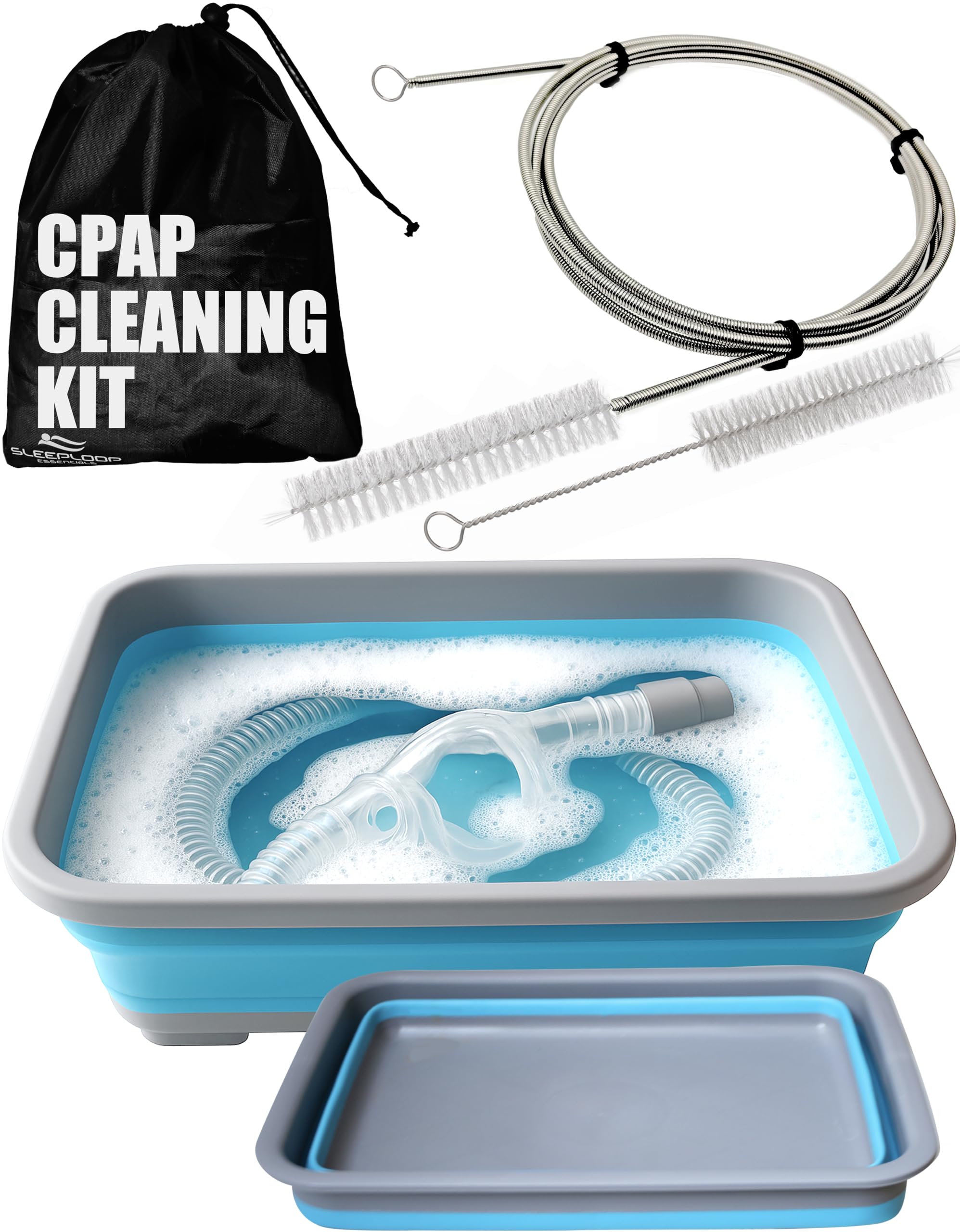 RawRock kit limpieza CPAP manguera, limpieza profunda y sencilla.