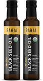 RAWYA Aceite de semilla negra en botella de vidrio con sabor intenso para la cocina.