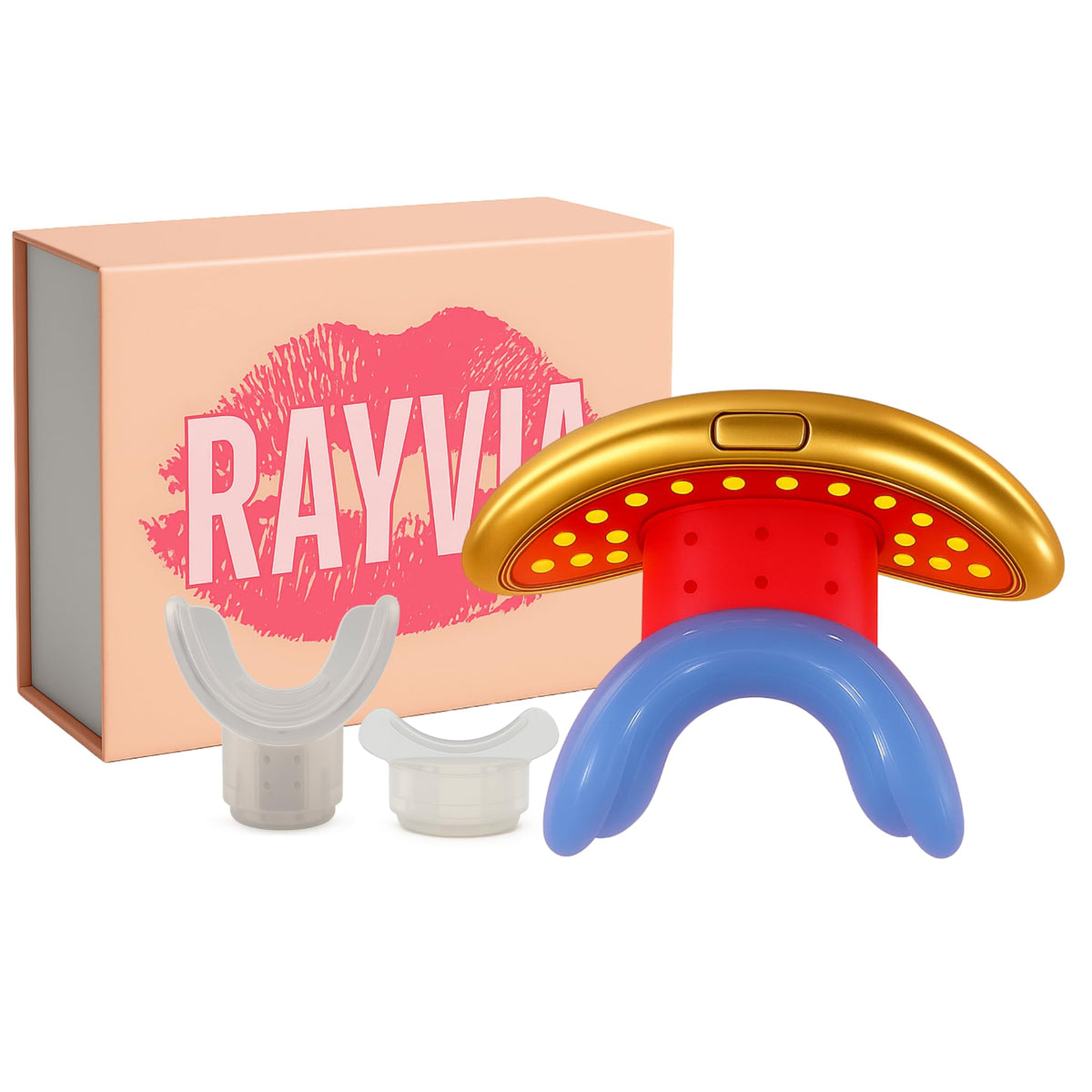 Rayvia: dispositivo de luz roja para cara, mejora firmeza y tono de piel.