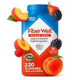 Vita Fiber Well Gomitas, sabores frutales para una experiencia agradable al tomar.