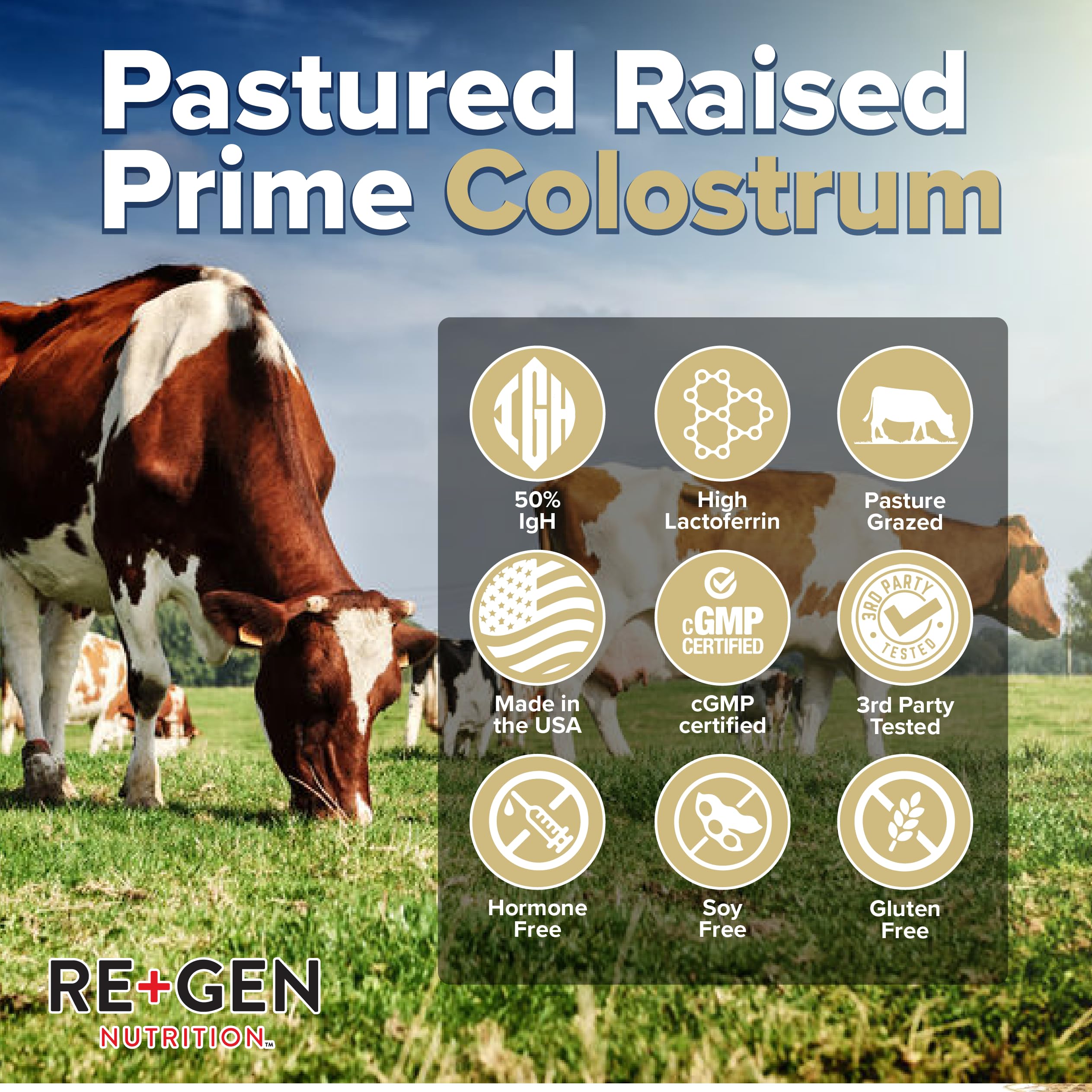 Calostro Oro 50: alta concentración IgG para defensa natural