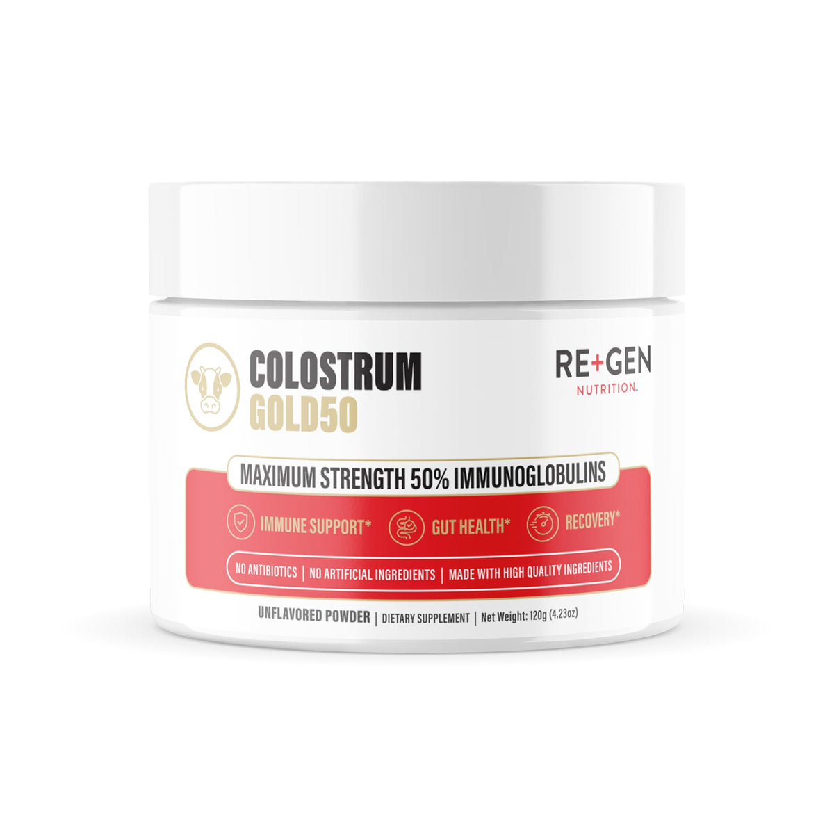 Calostro Oro 50: polvo de calostro bovino para salud digestiva
