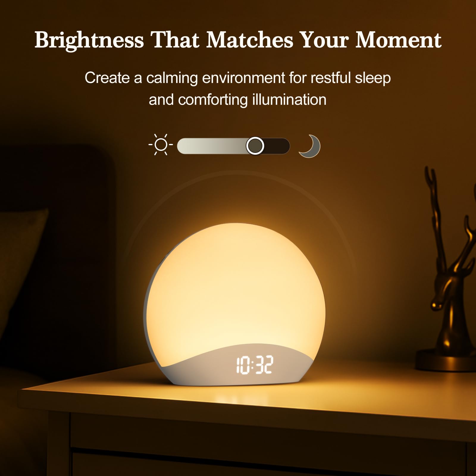 REACHER Luz nocturna suave para ambientes relajantes.