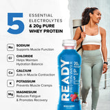 Ready proteína de suero en agua, envase práctico para entrenamientos