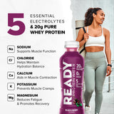 Ready Proteína Agua Clara: etiqueta clara con información de ingredientes