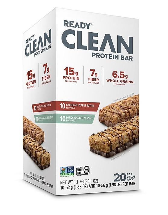 Barras Ready: barra de proteína chocolate cacahuete, ideal para energía sostenida durante entrenamientos.