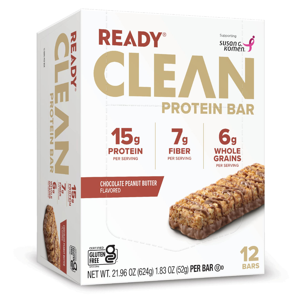 Ready Protein Bars chocolate-mantequilla-de-cacahuate: snack proteico para energía sostenida
