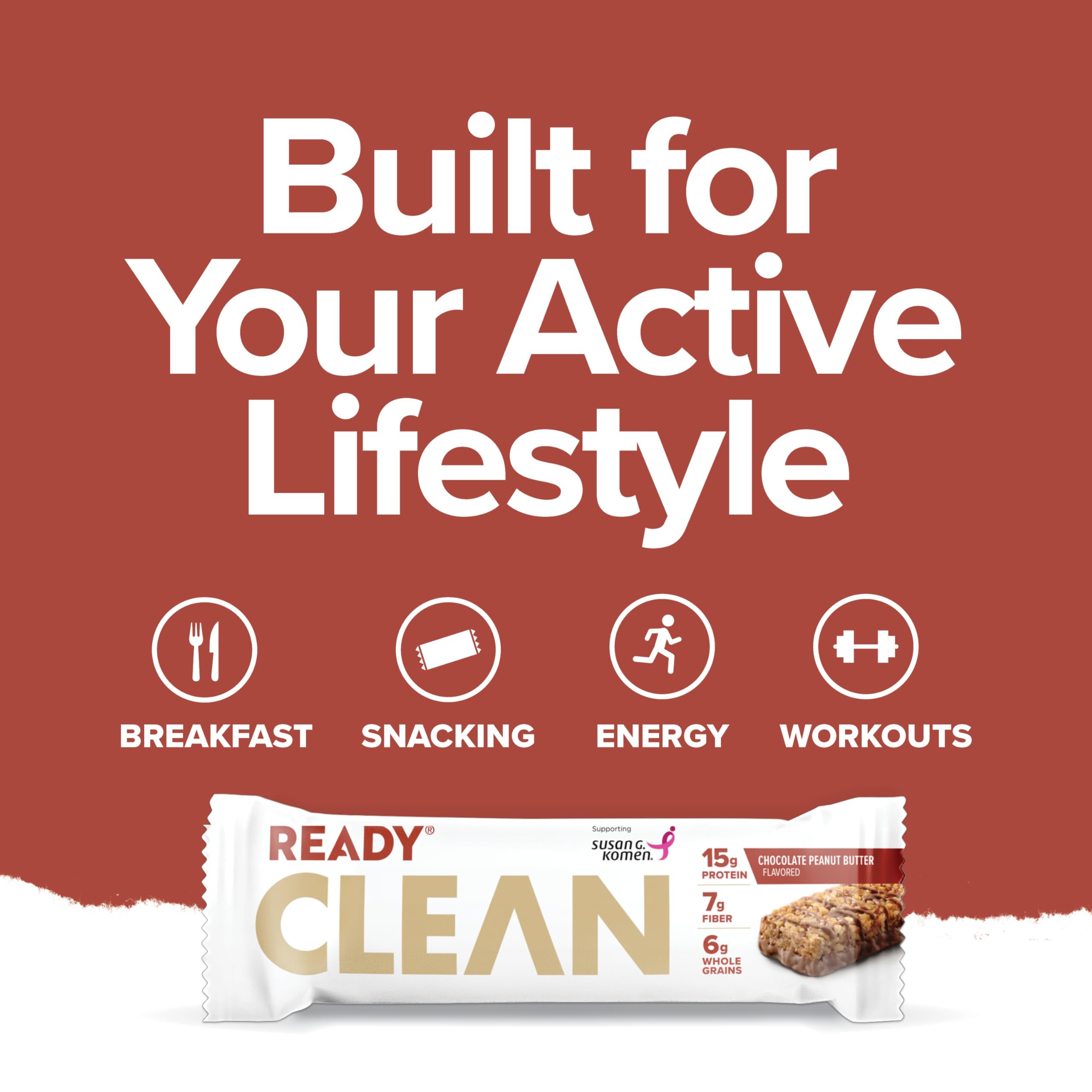 Ready Protein Bars sin-edulcorantes-artificiales, opción más limpia de snack proteico