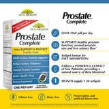 Real Health Prostate Complete cápsula, toma diaria para comodidad urinaria