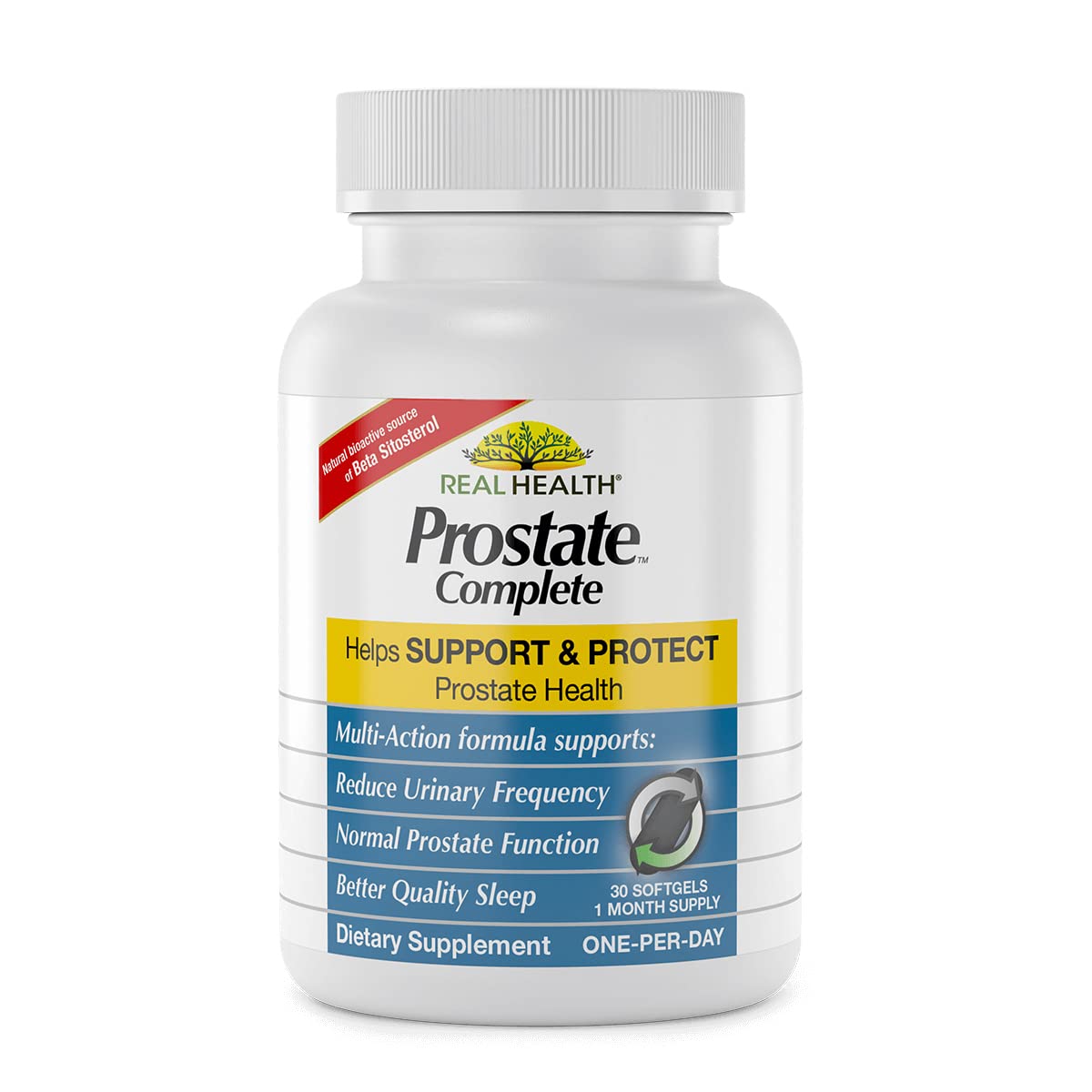 Real Health Prostate Complete dosis diaria, formato conveniente en una cápsula