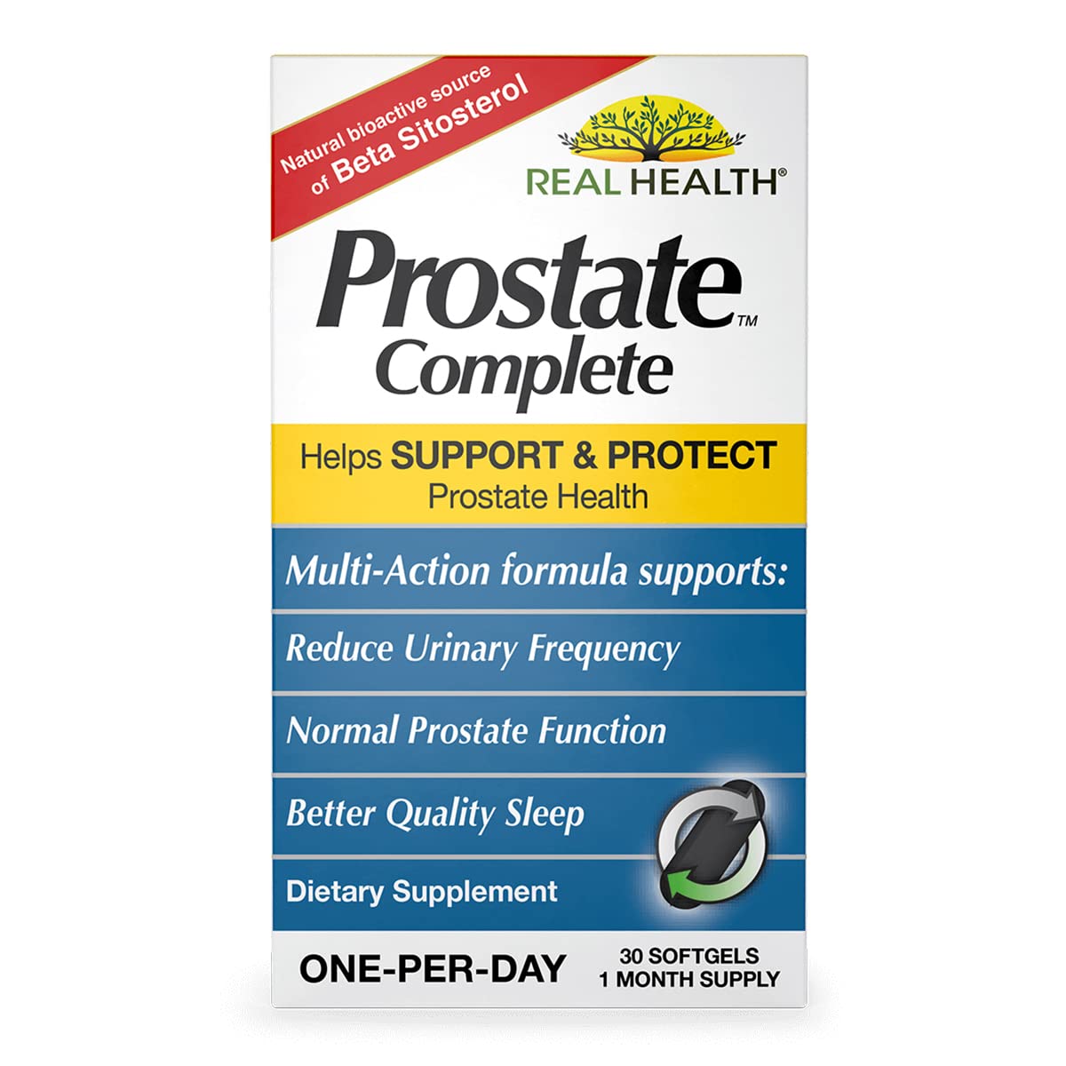 Real Health Prostate Complete semilla de calabaza, mejora la función vesical
