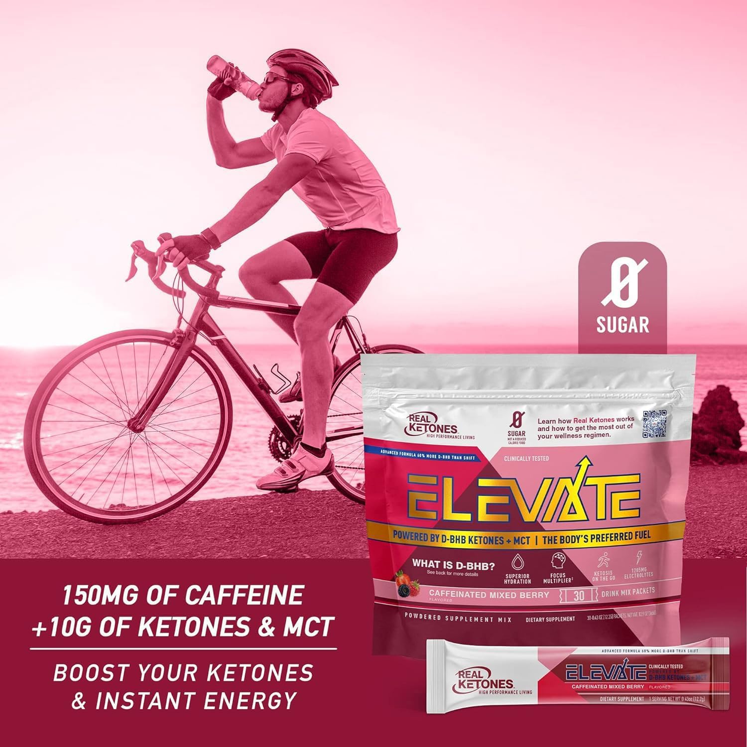Real Ketones bebida hidratante keto para rendimiento diario
