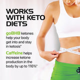 Real Ketones Keto BHB bote cápsulas: empaque compacto para viajar