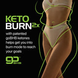 Real Ketones Keto BHB cápsulas dorso: envase práctico para energía estable