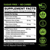 Real Ketones Keto BHB en mano: dosis diaria fácil