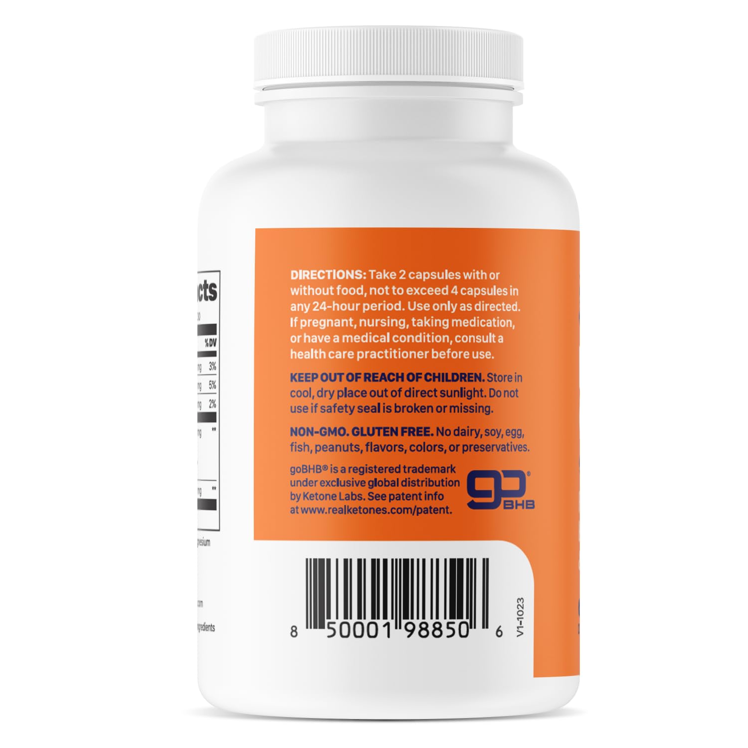Real Ketones: cafeína en cápsulas para impulso rápido y enfoque.