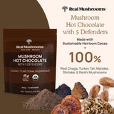 Real Mushrooms 5 Defenders, extracto en taza para un sabor intenso