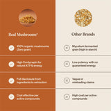 Real Mushrooms cordyceps militaris, uso diario fácil de incorporar a la rutina.