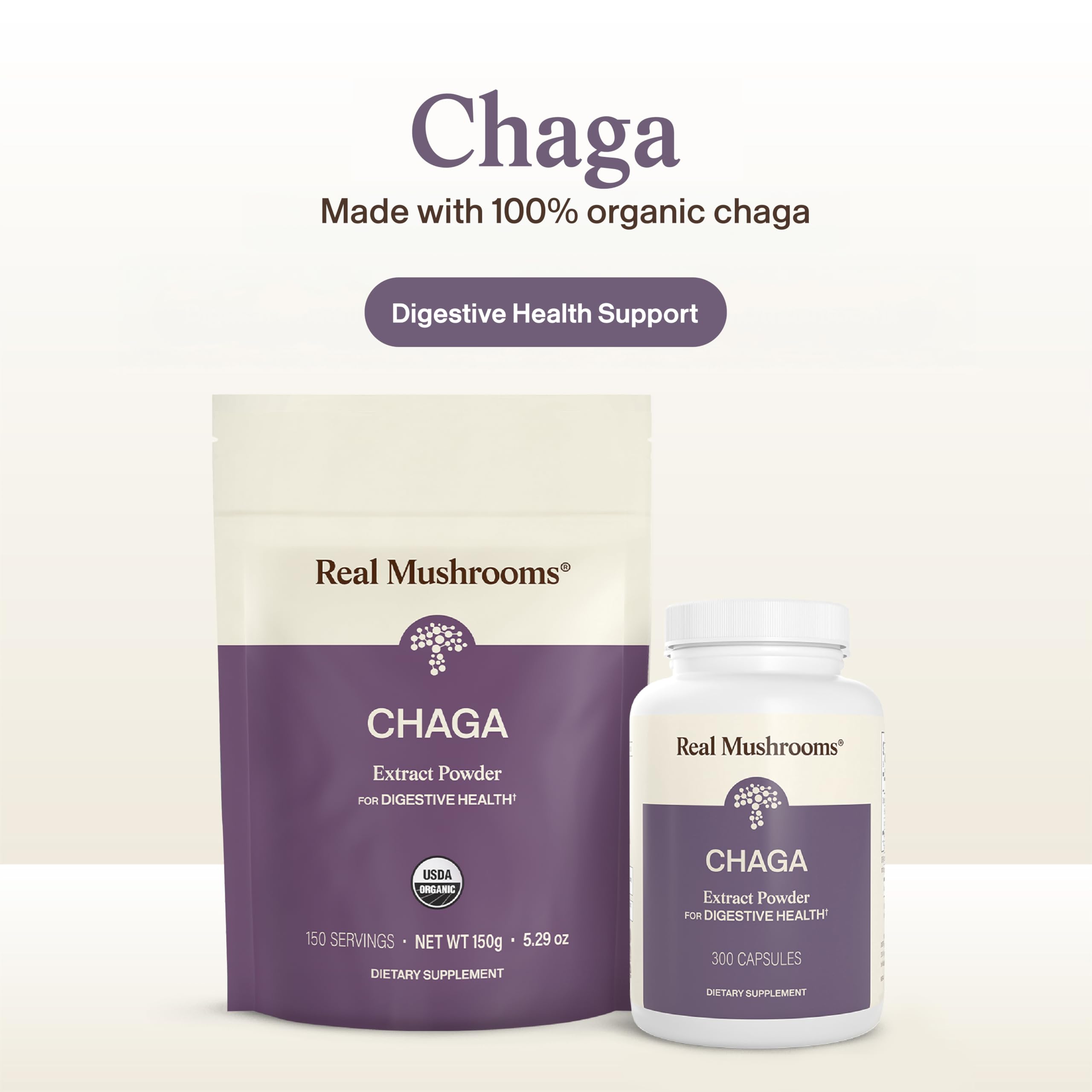 Real Mushrooms Chaga Cápsulas: dosis diaria recomendada para apoyo constante
