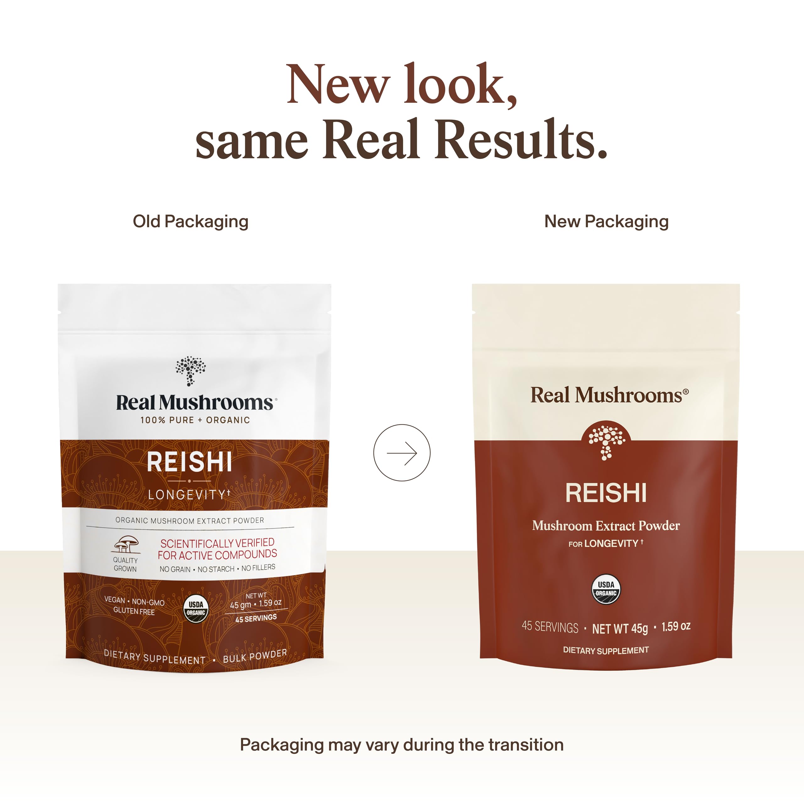 Real Mushrooms Reishi extracto orgánico concentrado para uso diario