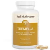 Real Mushrooms Tremella: cápsulas orgánicas de fruto para bienestar diario