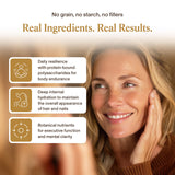 Real Mushrooms Tremella etiqueta Organic certificada para suplemento