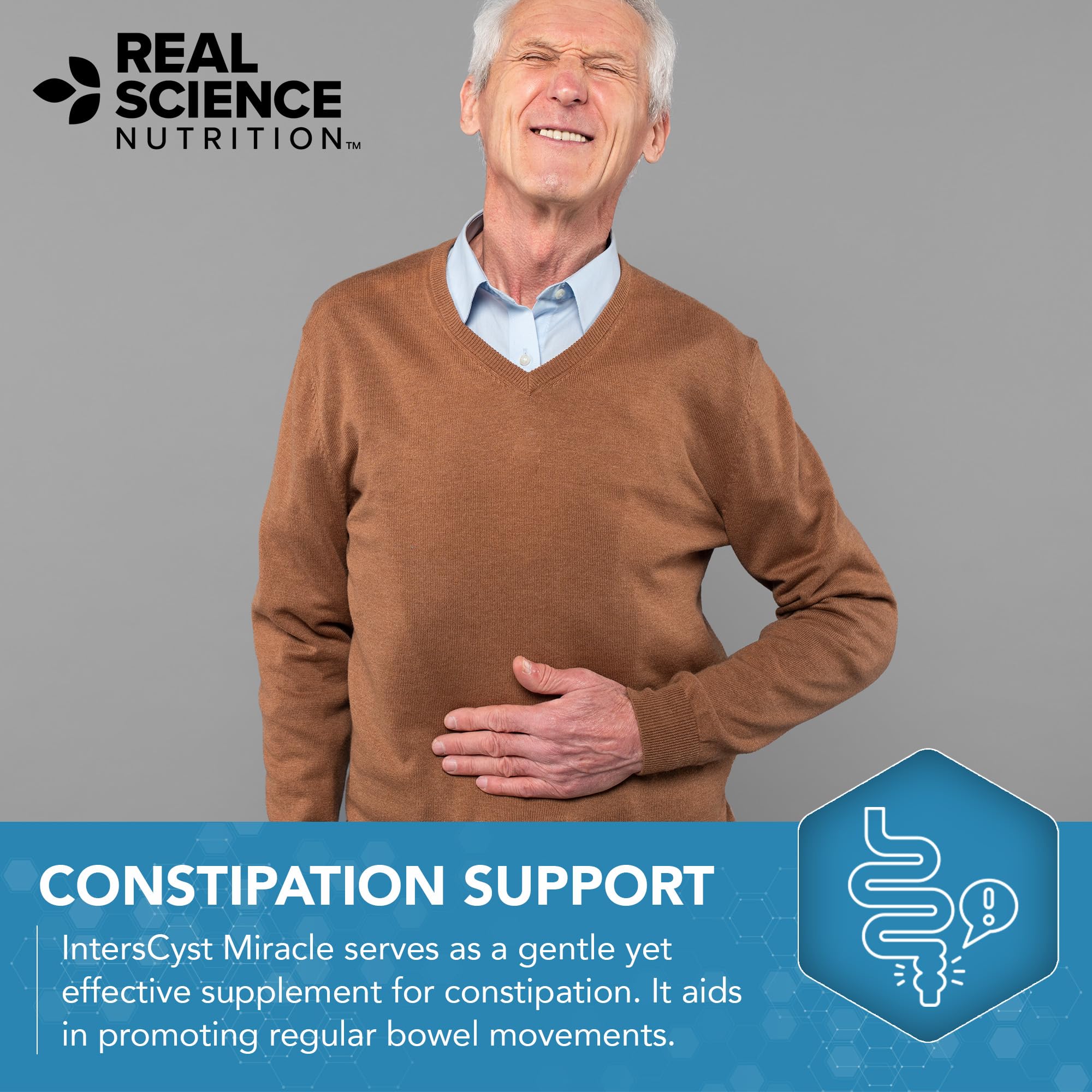 Real Science Nutrition IntersCyst Milagro, detalle de calidad: fabricación segura y certificada