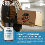 Real Science Nutrition IntersCyst Milagro, frascos en estante: opción natural para bienestar