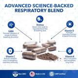 Real Science Nutrition Pulmonary Miracle: etiqueta en primer plano para confirmar ingredientes.